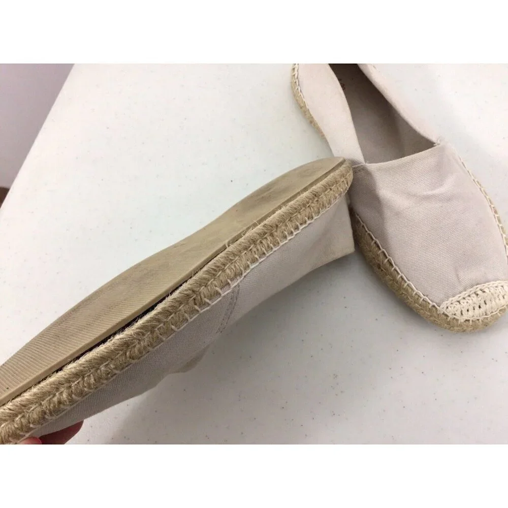 LL Bean Canvas Espadrille Shoes Womens 10